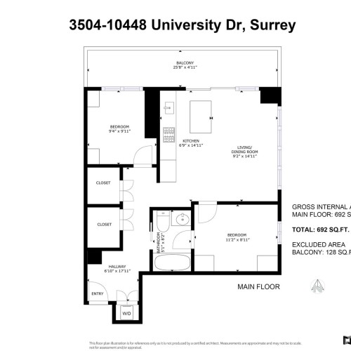 Photo 11 at 3504 - 10448 University Drive, Whalley, North Surrey